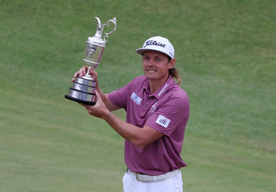 Smith became the first Australian in 28 years to get his hands on the Claret Jug