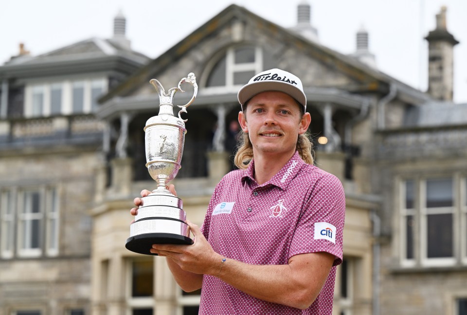 Cameron Smith secured his first Major triumph at St Andrews yesterday