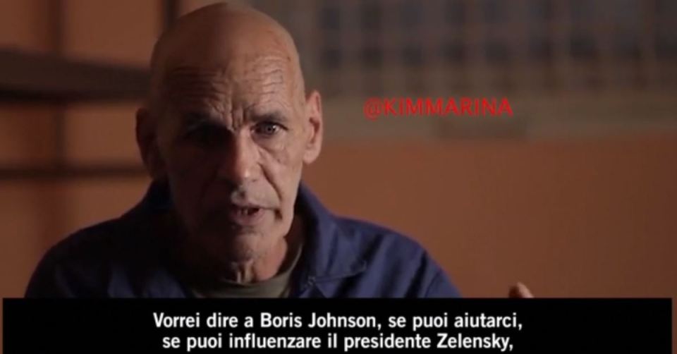 In a chilling clip, he pleaded with Boris Johnson to save him from the death penalty