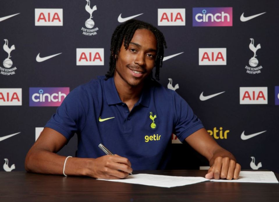 Djed Spence has completed his move to Tottenham from Middlesbrough