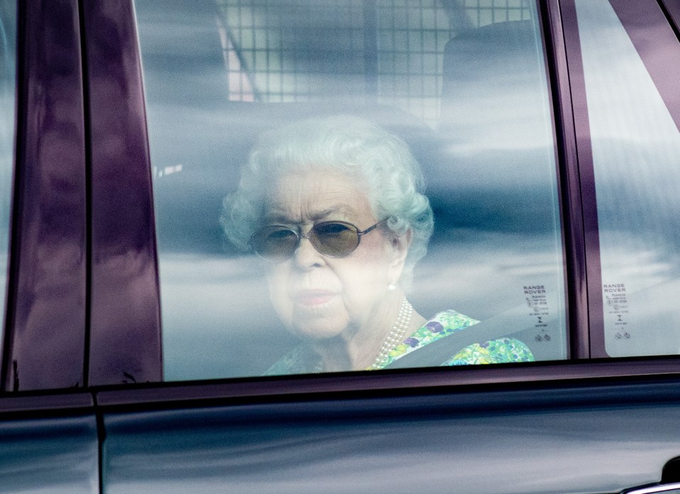 The Queen leaving Windsor Castle for Balmoral last week