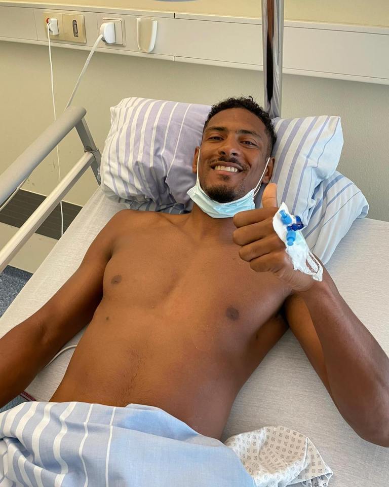 Haller is beginning his treatment after Dortmund detected a tumour