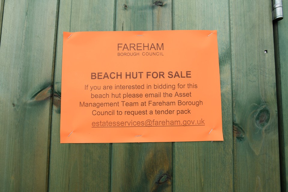 The local council said it had received a huge amount of interest in the beach hut