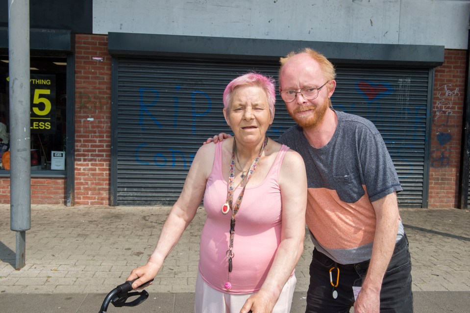 Jennifer Scott, 67, and Darren Aldridge, 47, say their money doesn't go as far as it did