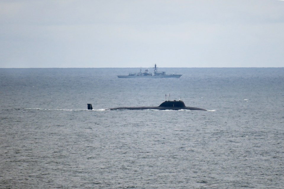 Two Russian submarines surfaced in the North Sea in the space of 4 days