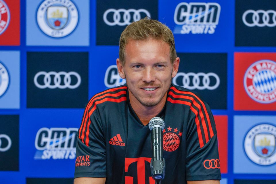 Julian Nagelsmann backed the England captain to bang in the goals should he make the switch