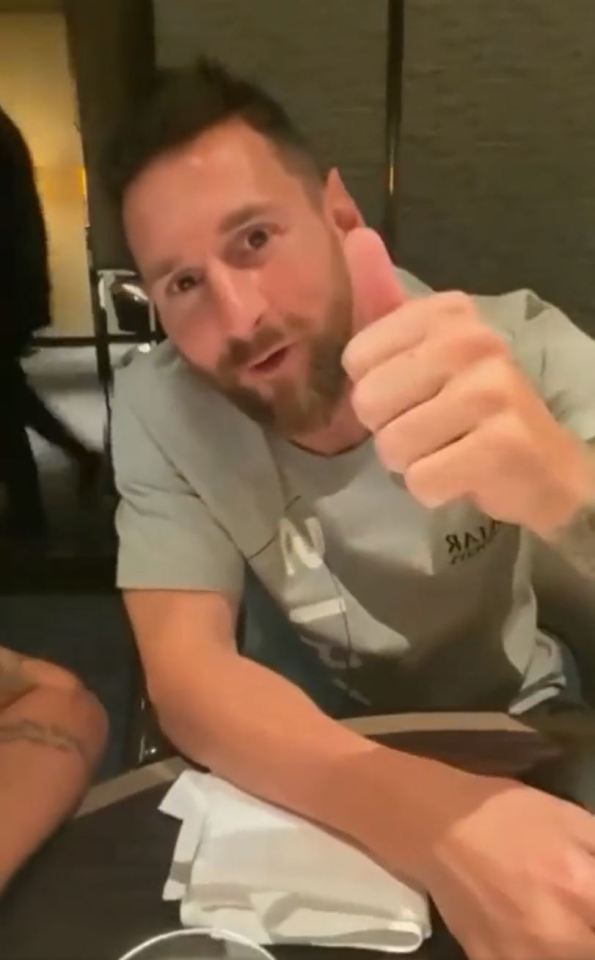 Messi also kindly sent a clip of himself wishing them a happy birthday