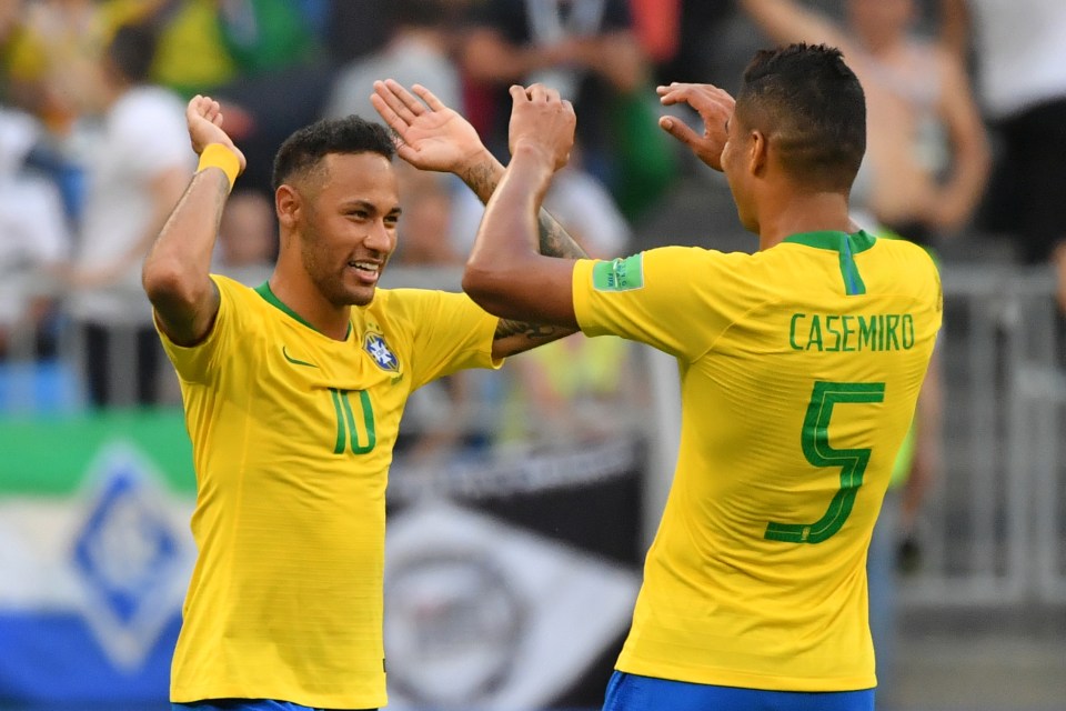 Casemiro has claimed Real Madrid would want Neymar to join them