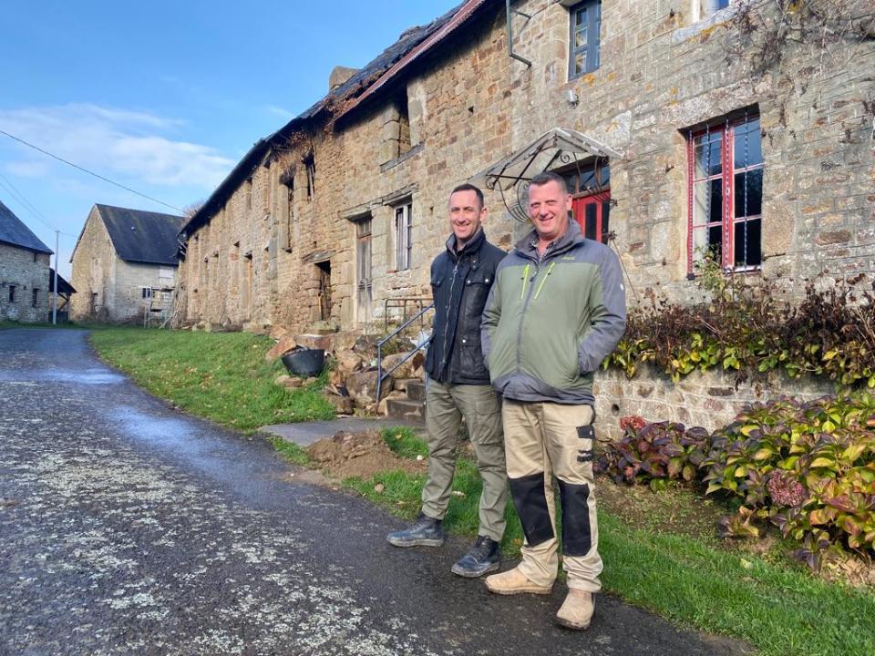 The pair, who are both landscape gardeners, told how they now plan to turn the historic hamlet into luxury holiday accommodation