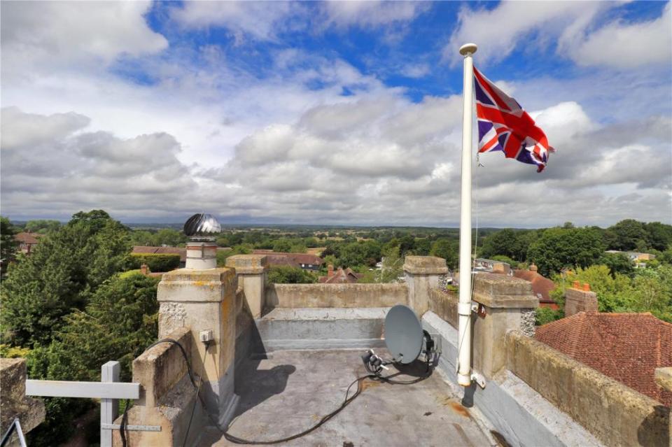 The iconic three-storey tower is a well-known sight among locals