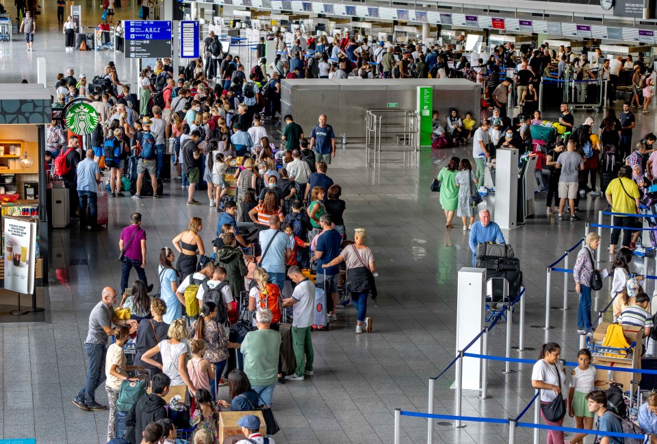 Frankfurt and Munich airports will be affected the most