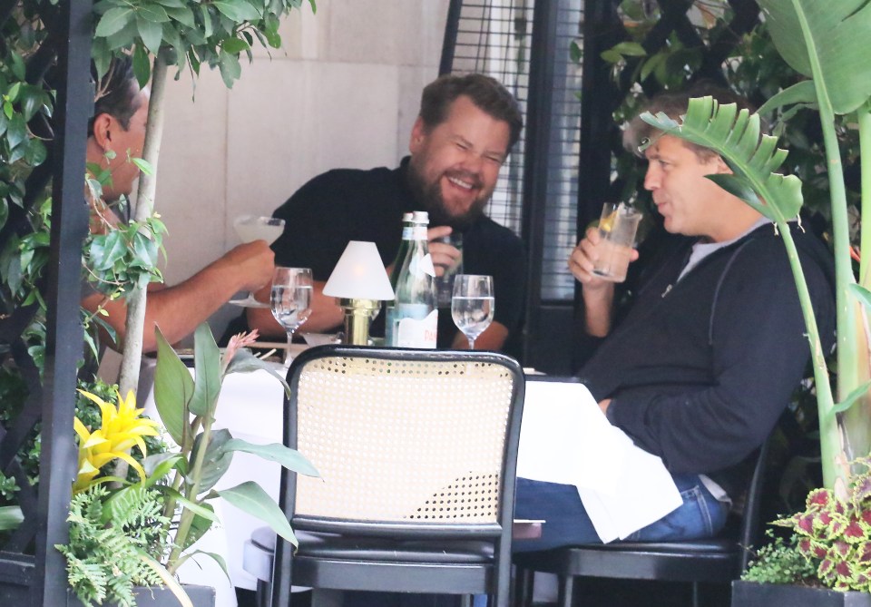 James Corden and Todd Boehly headed out for dinner together in London