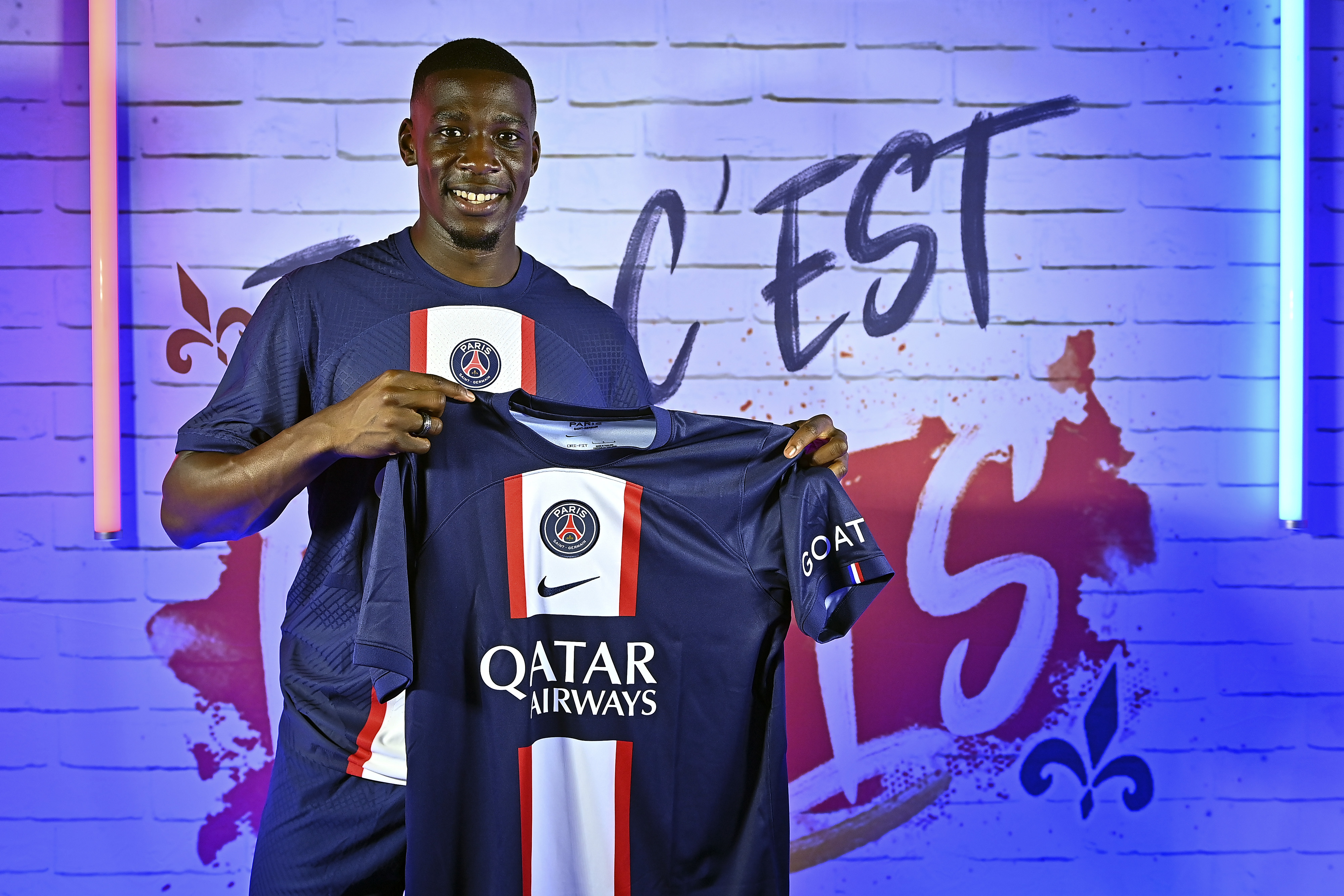 Nordi Mukiele has been unveiled as a PSG player