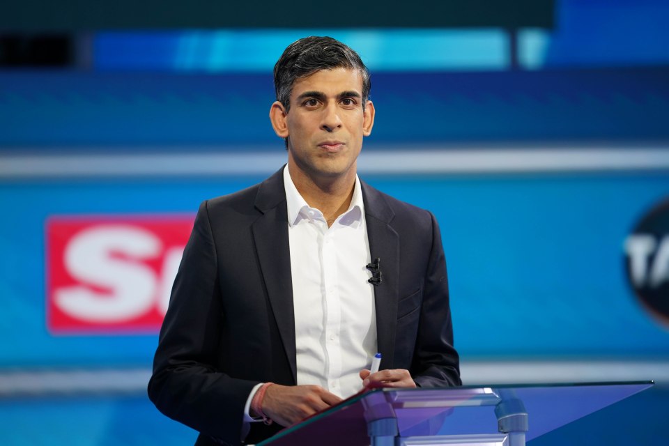 Rishi appeared at the Talk TV debate