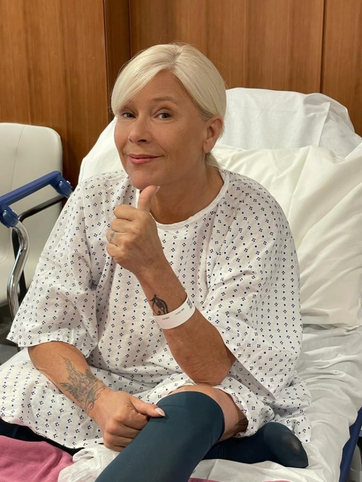 Page Three favourite Sam Fox has told how a 'weight has been lifted' after being given the all-clear following her cancer scare