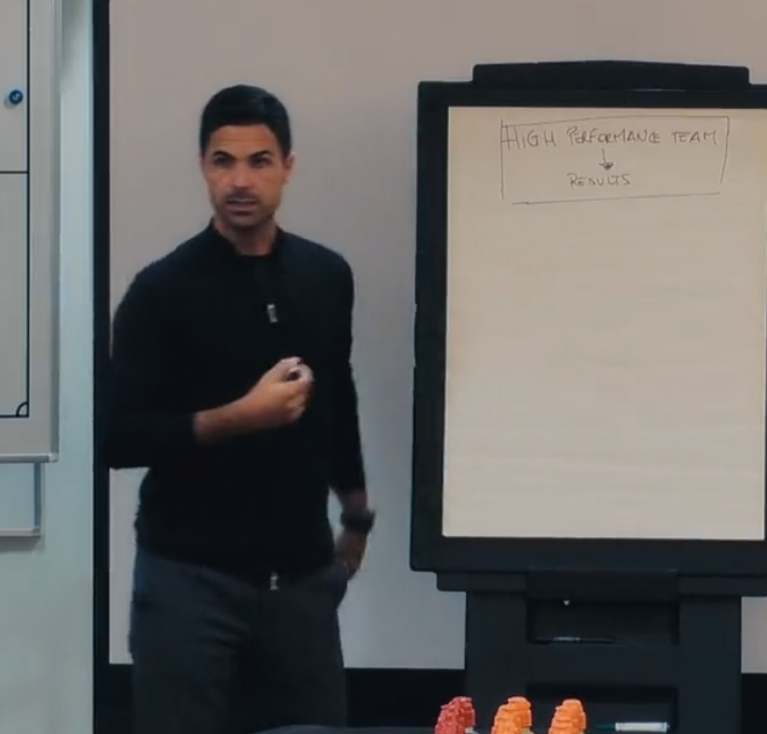 Mikel Arteta revealed he had open heart surgery as a child to his Arsenal squad in a scene in Amazon Prime's All or Nothing documentary