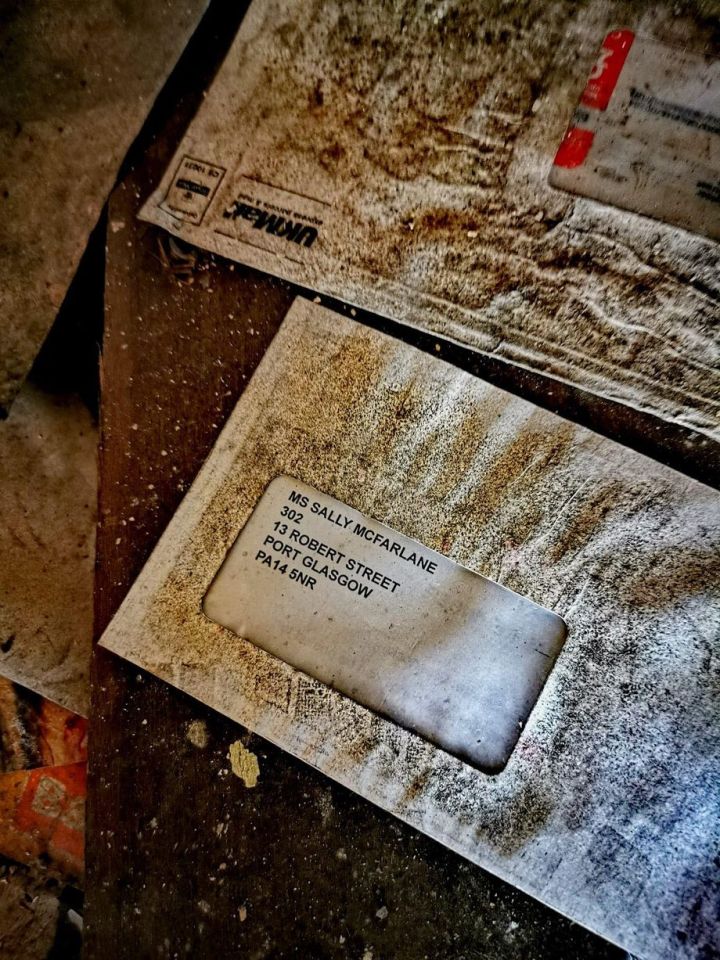 Discarded letters to former tenants remain unopened