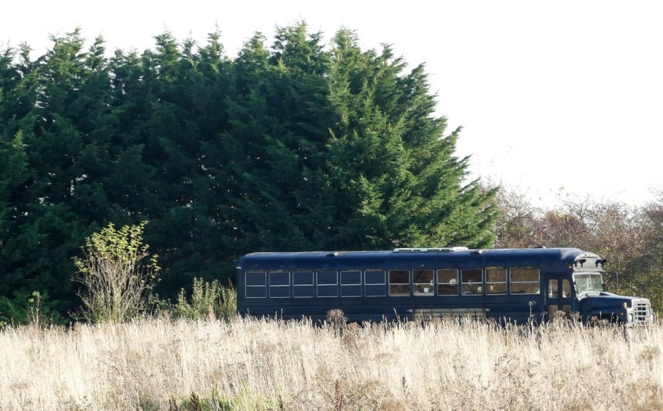 You can stay in this converted school bus