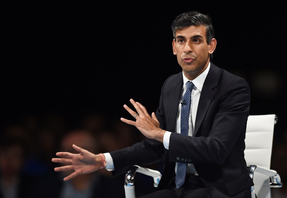 Rishi Sunak was accused by an audience member of having "stabbed Boris Johnson in the back"