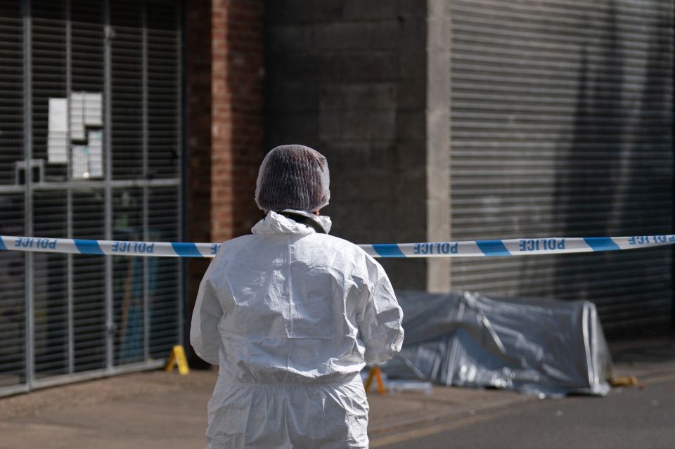 Yesterday’s arrest was made within hours of an appeal for assistance, as hundreds of cops combed the area around the crime scene