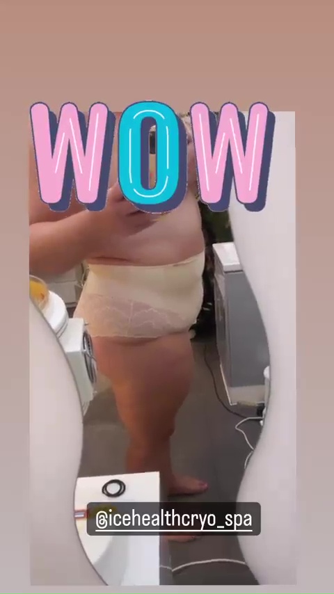 Gemma Collins has posed in her undies to show off her weight loss