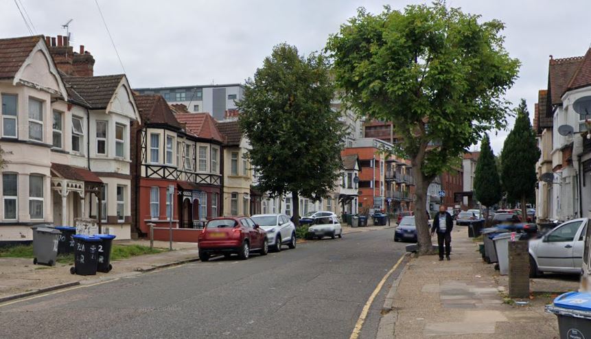 The woman fell to her death on London Road in Wembley