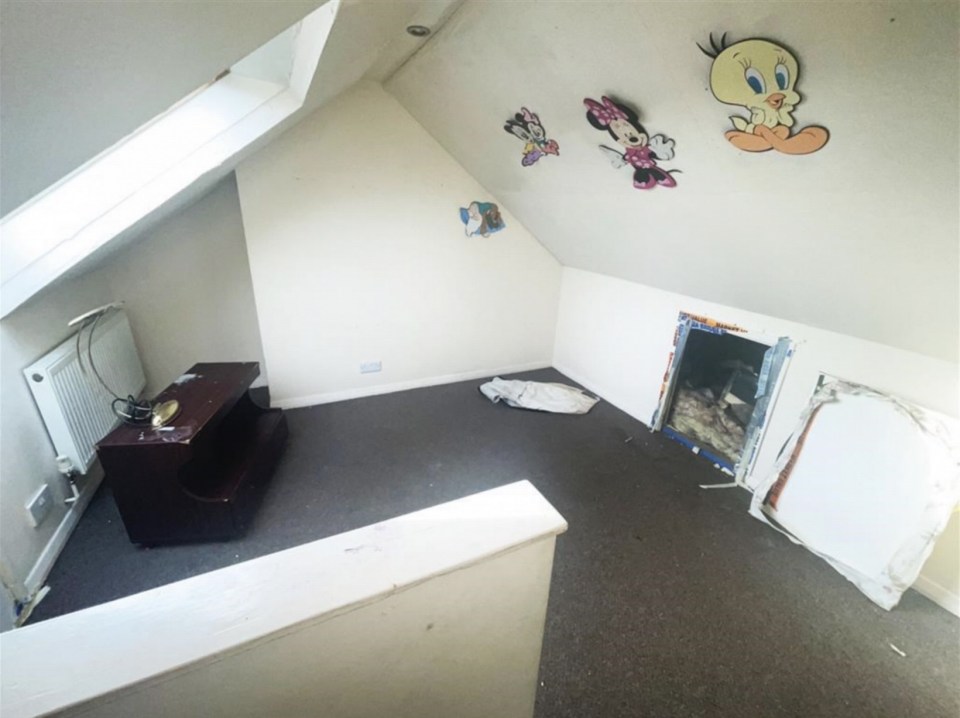 A top floor room could act as a study or a third bedroom in this Hull home