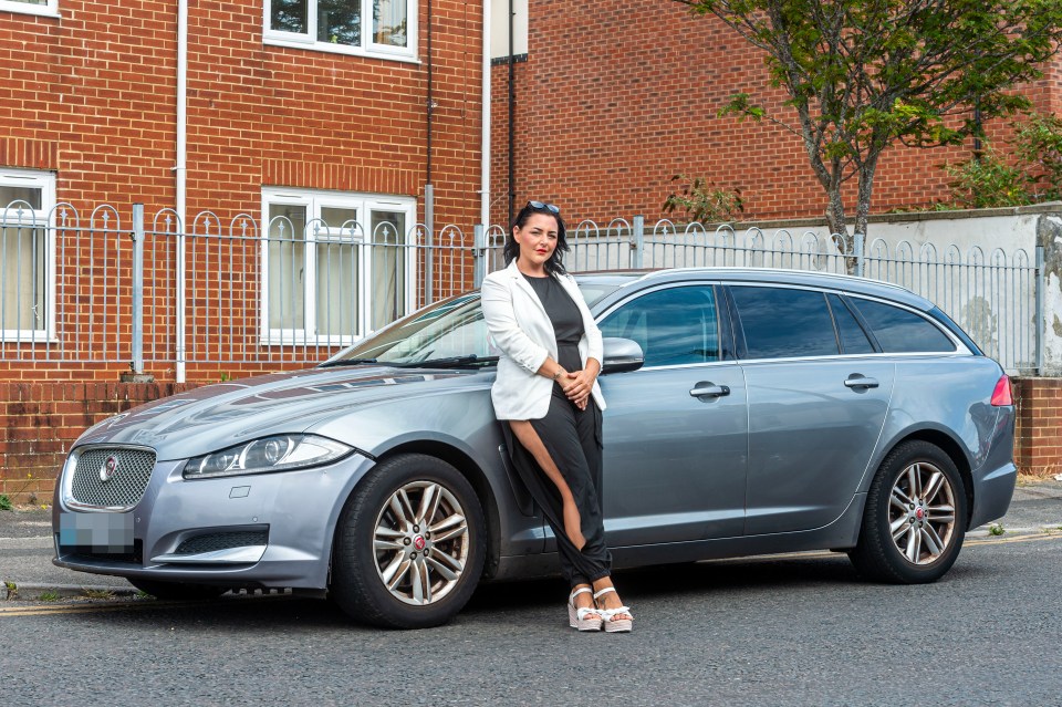 The car had been stolen off her dad's driveway