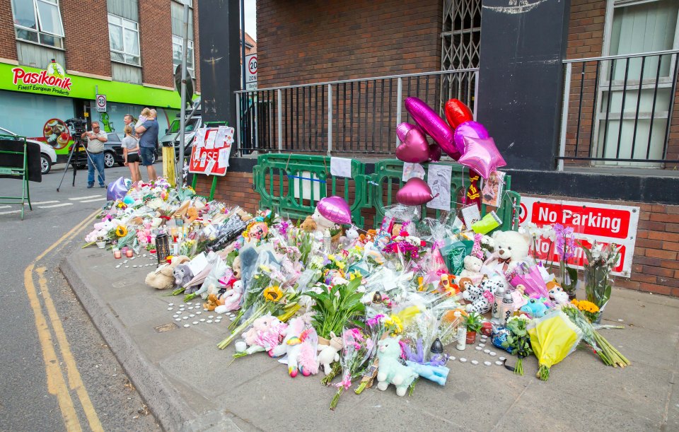 Tributes including Harry Potter items have been left at the scene