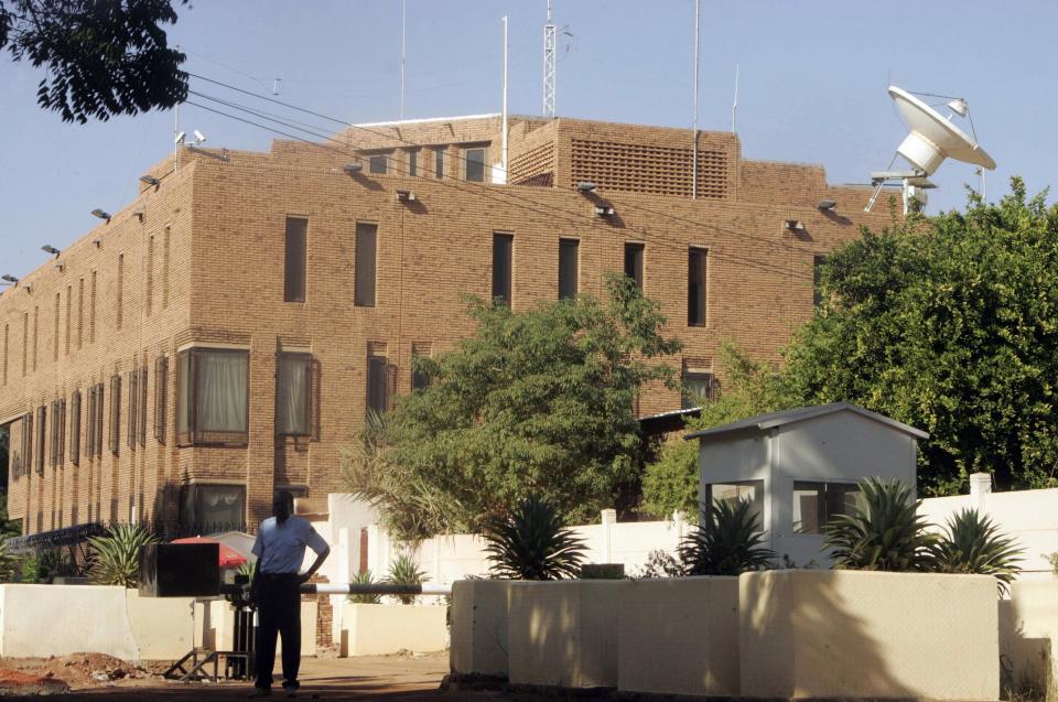 The pair are employed by the British Embassy in Sudan