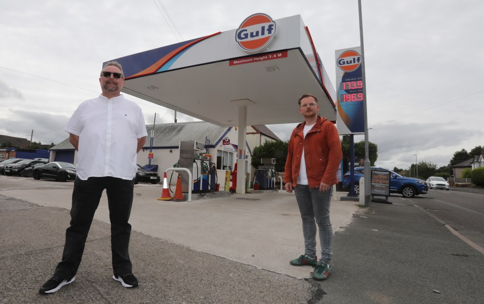 The father and son duo are proud to have the cheapest fuel costs in Wrexham