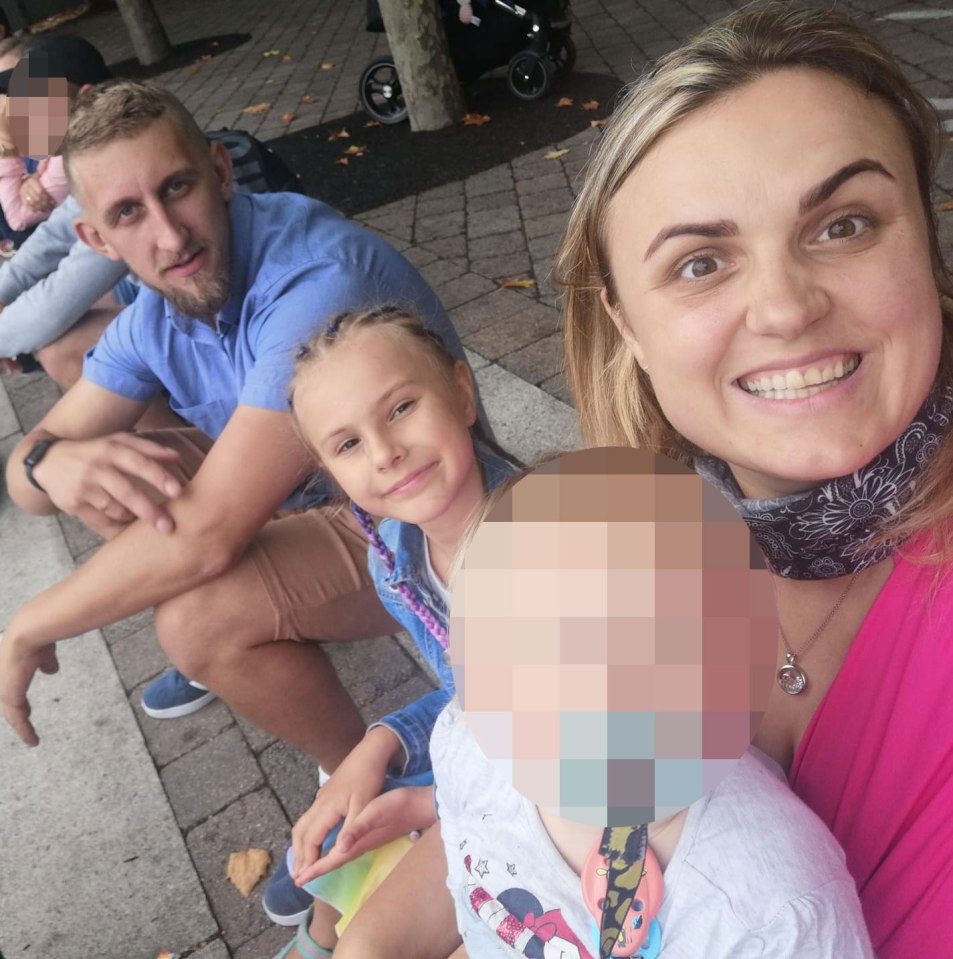 Mum Lina Savicke, her husband and their other daughter have been moved by police to a secret location