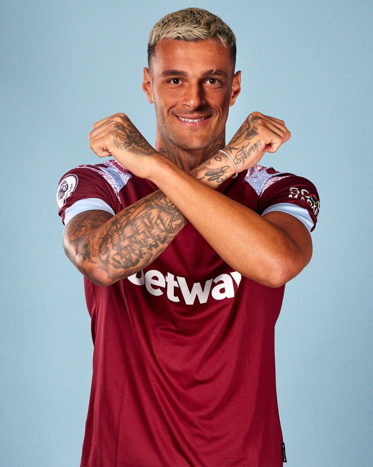 Gianluca Scamacca joined West Ham in the transfer window