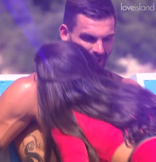 Gemma and Adam got close during the challenge