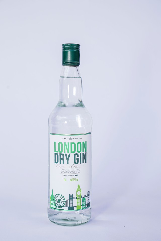 Asda's gin was smooth and easy to drink