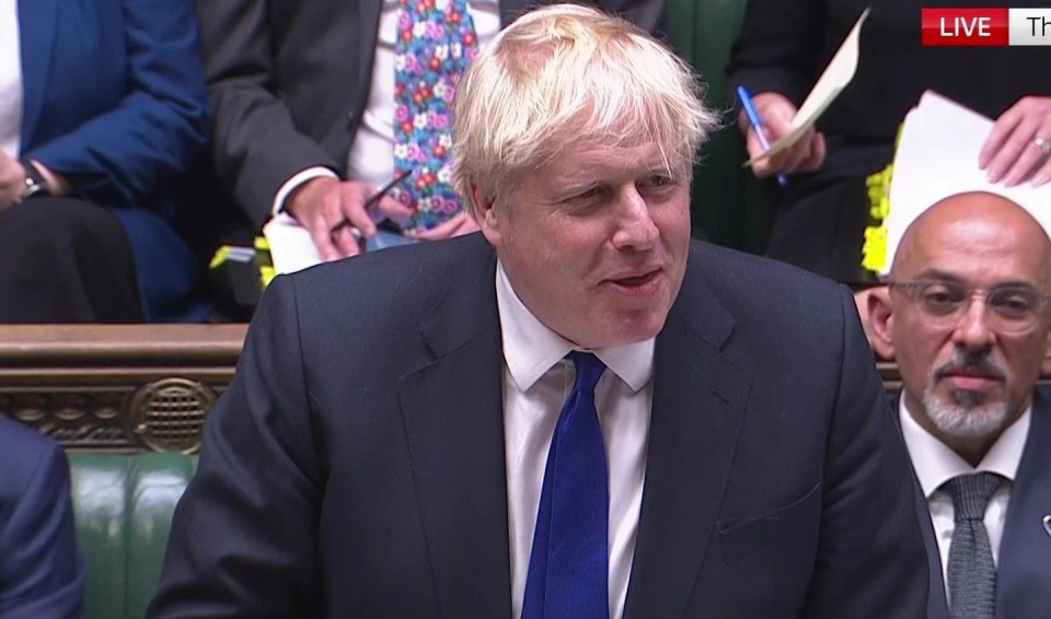 Boris Johnson came out fighting in Parliament today