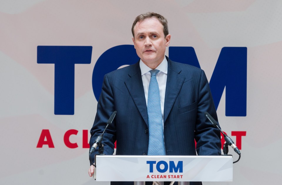 Centre-ground candidate Tom Tugendhat got 37 votes