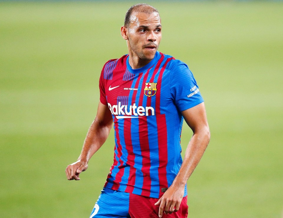 Barcelona have left five players out of pre-season tour, including Martin Braithwaite