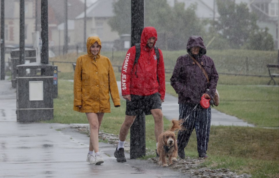 Brits may have to endure a shower or two before the sunshine returns