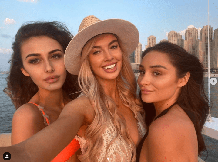 Love island's Coco Lodhe, right already has famous friends - inlcuding Too Hot To Handle's Chloe Veitch and Bicole O'Brien