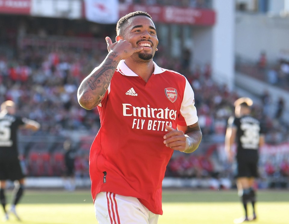 The Brazilian scored two goals on his Gunners debut on Friday against Nurnberg