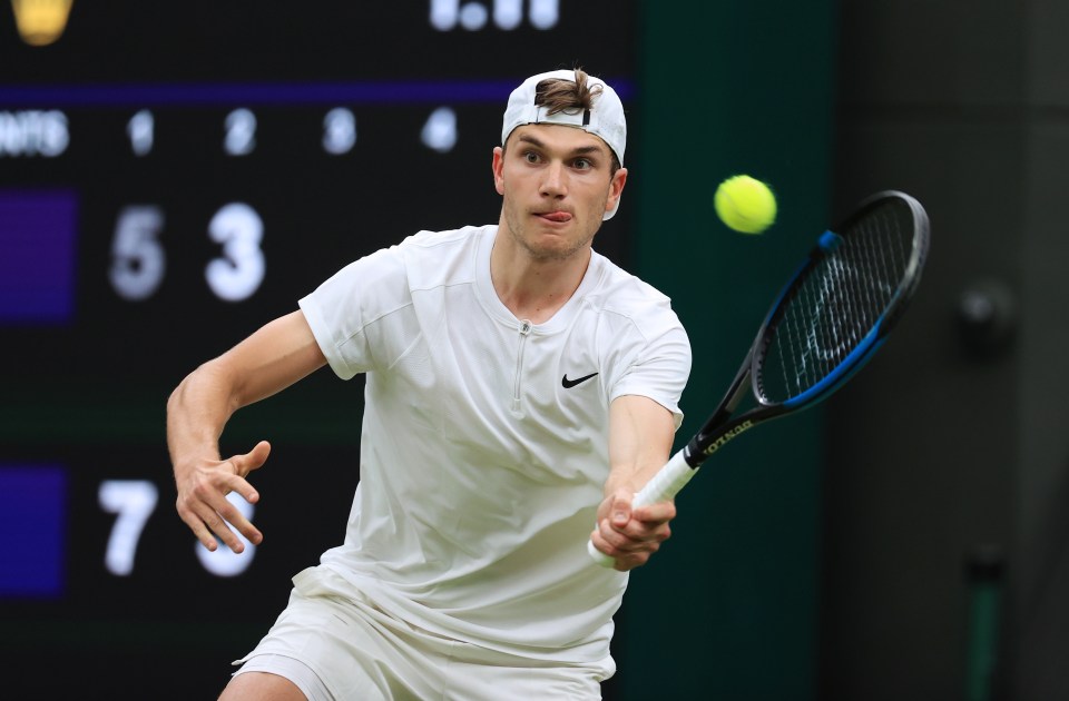 Jack Draper reached round two of Wimbledon