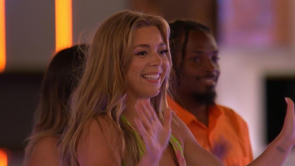 Becky Hills performed during Wednesday night's episode of Love Island