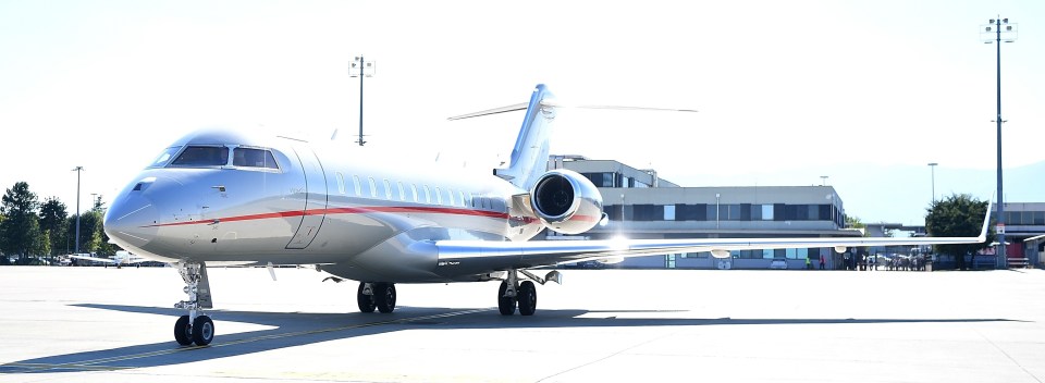 Juventus were happy to show off Paul Pogba's arrival by private jet