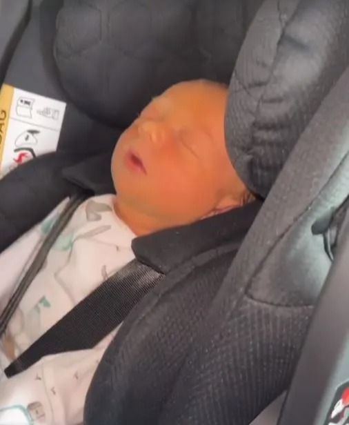 Gogglebox's Georgia Bell shared a video of her sleeping son