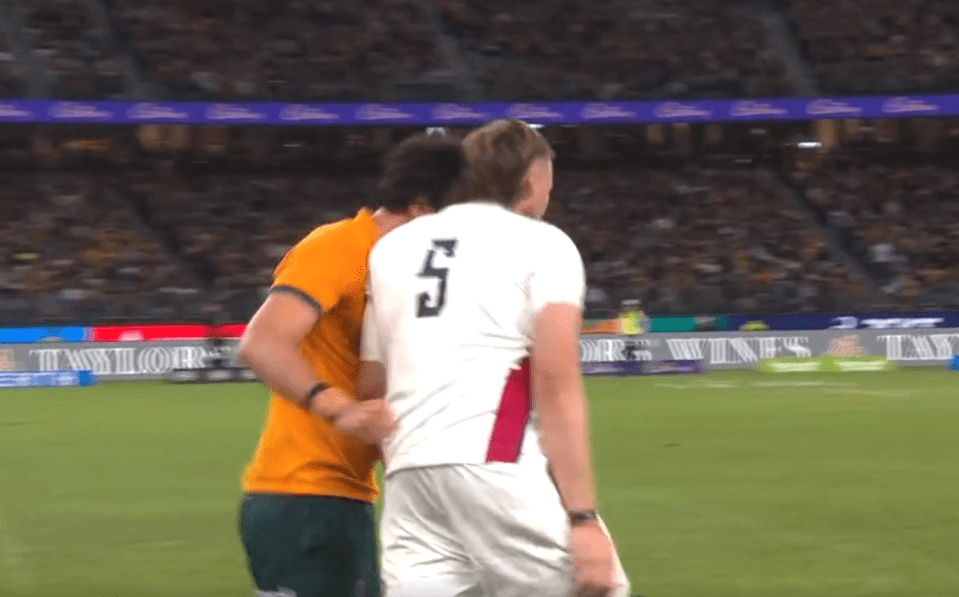 Darcy Swain received a red card for a headbutt on Jonny Hill