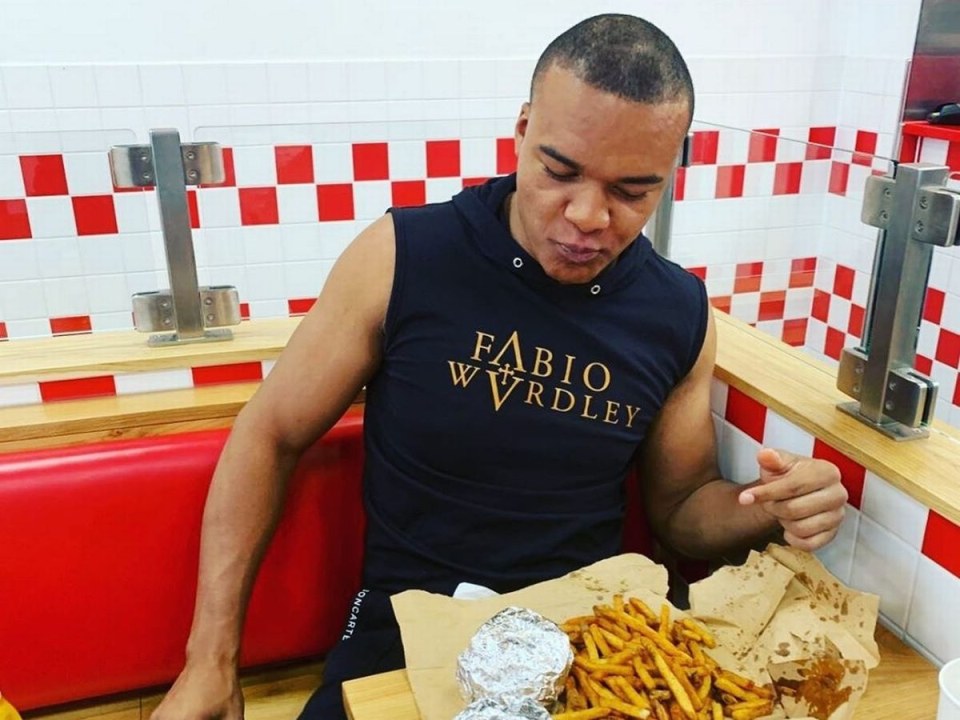 Fabio Wardley is a self-confessed Five Guys lover