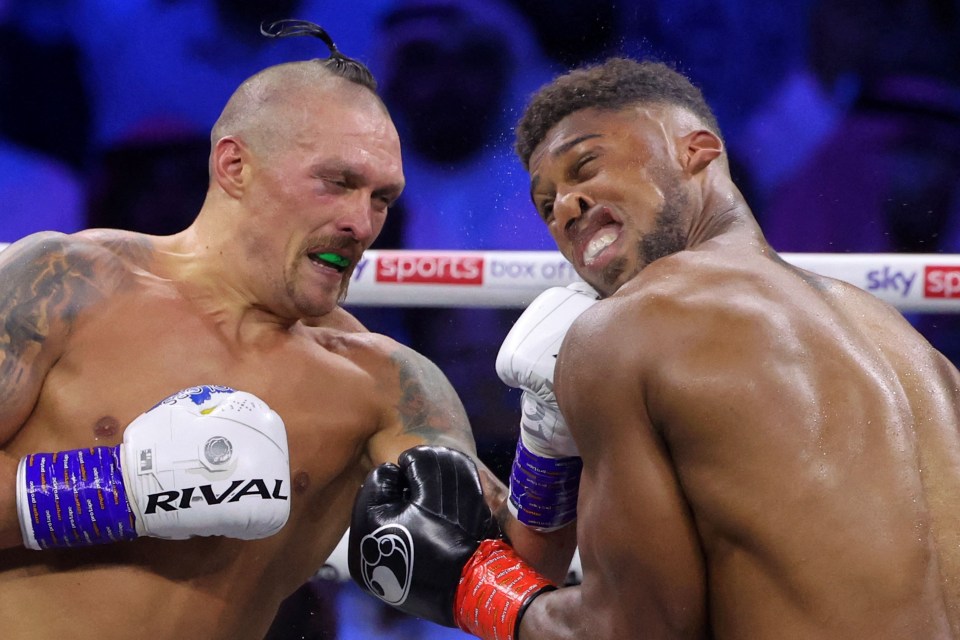 Anthony Joshua was beaten for a second time by Oleksandr Usyk