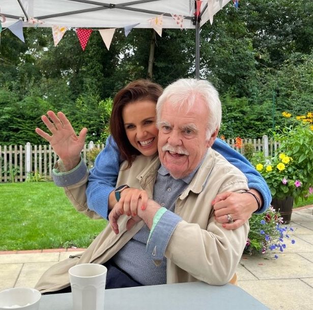 Nina shared a sweet snap with her dad along with an emotional statement about the realities of dementia