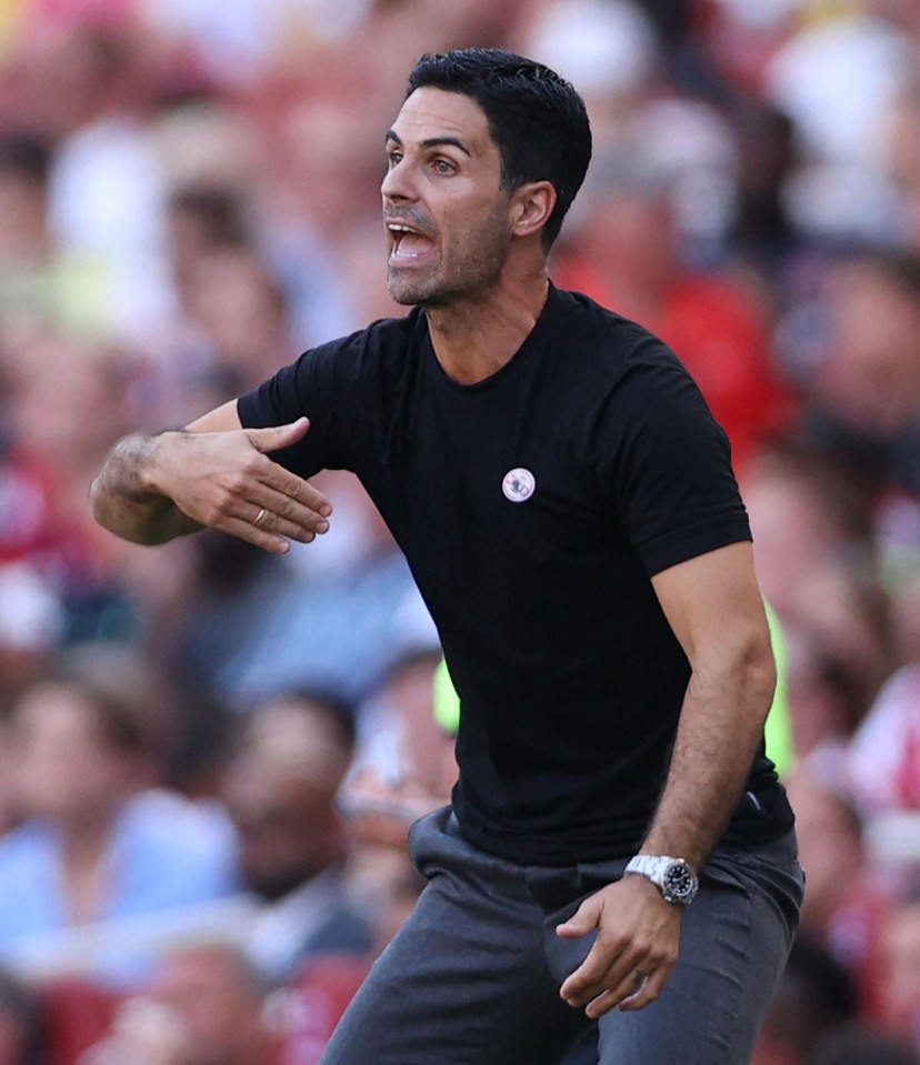 Mikel Arteta is not afraid to use some fruity language